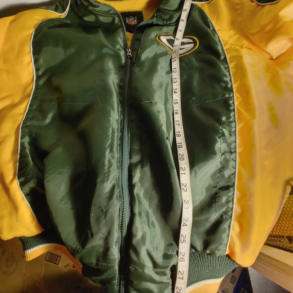NFL G111 Apparel Insulated No Hood Green Bay Packers Size Large Jacket Zip up - Picture 12 of 13